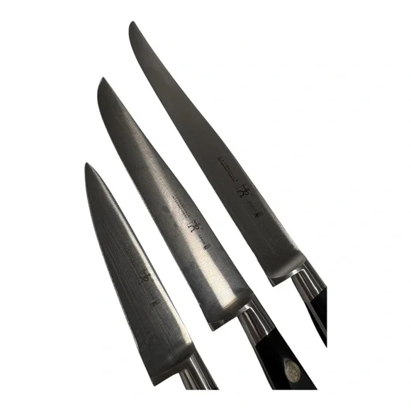 J.A. Henckels International 3-Piece Set 6" Chef 7.5" Carving 4" Paring Knives - Picture 9 of 9